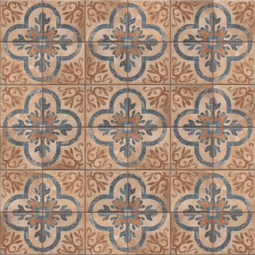 Merola Tile Americana Newton 8-3/4" x 8-3/4" Porcelain Floor and Wall Tile