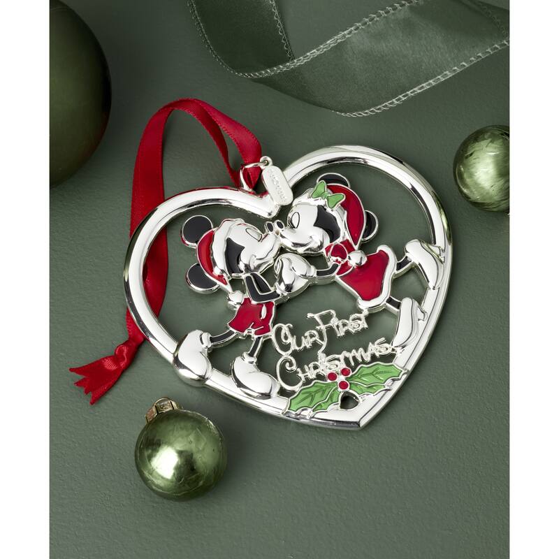 Lenox 2025 Our 1st Christmas Mickey & Minnie Mouse Ornament