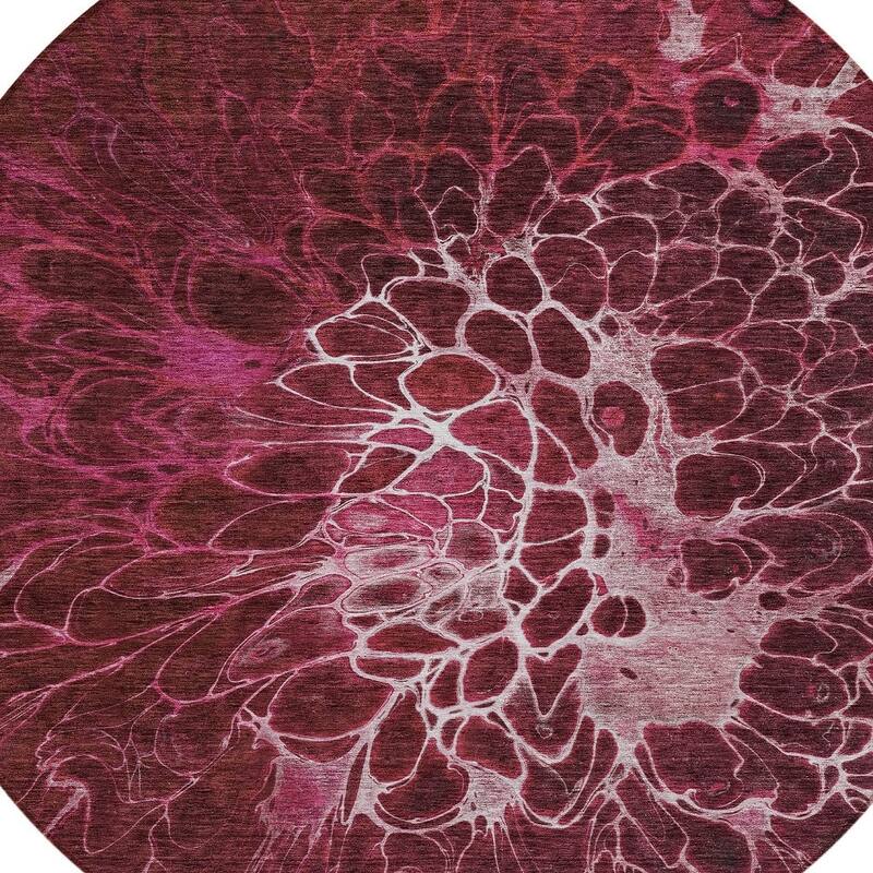 HomeRoots Abstract Transitional Rectangle Outdoor Rug