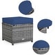 preview thumbnail 13 of 66, Costway 7 PCS Patio Rattan Dining Set Sectional Sofa Couch Ottoman - See Details