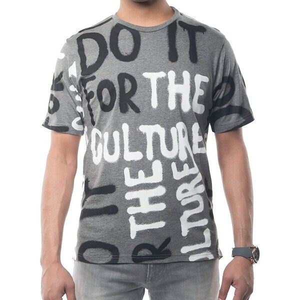 Shop Sean John Gray Mens Size Large L For The Culture Graphic Tee