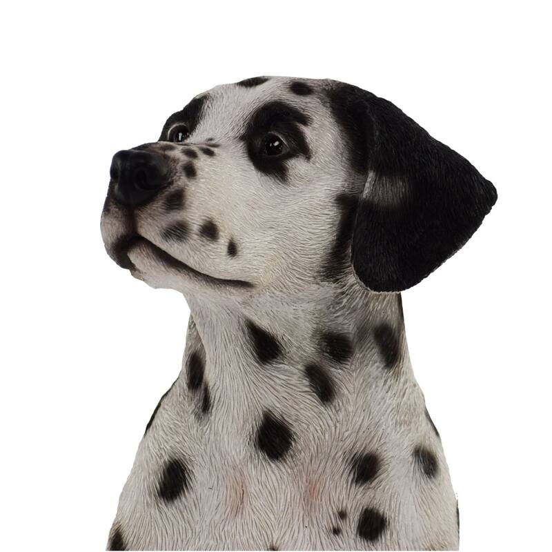 20.5" Sitting Dalmatian Outdoor Garden Statue