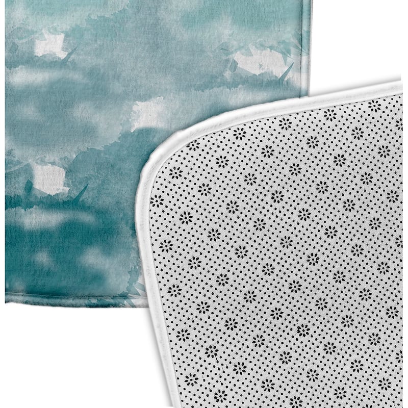 Beach Clouds Bath Mat