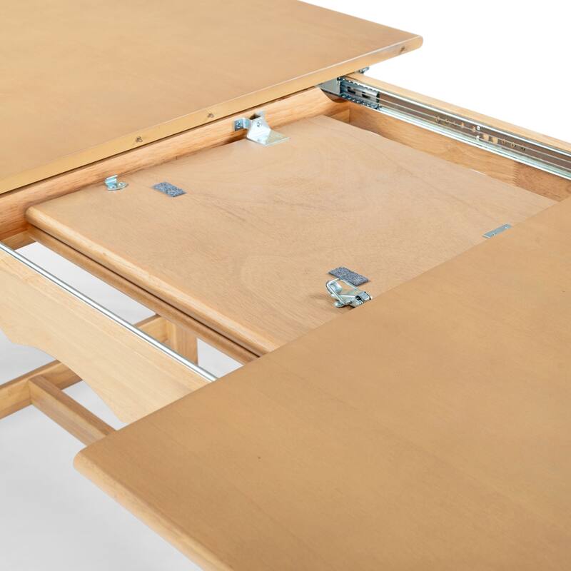 SAFAVIEH Couture Rhylee Extendable Rectangular Dining Table - 79"W x 39"D x 30"H