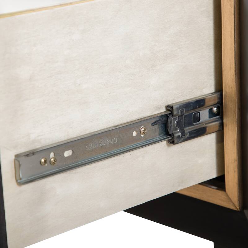 Furniture of America Nyx Modern 4-Piece Espresso Solid Wood Queen Panel Bedroom Set