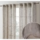 preview thumbnail 43 of 62, HLC.me Madison Faux Linen Textured Sheer Privacy Sun Light Filtering Window Grommet Thick Curtains Panels, Set of 2 54 W x 63 L per panel - Set of 2 - Taupe