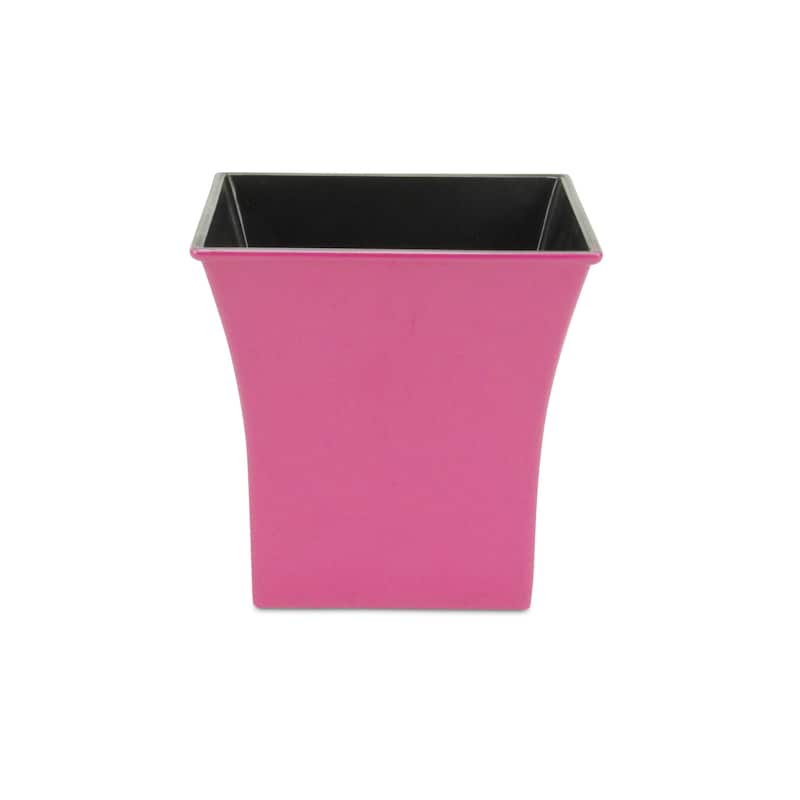 HomeRoots 7" Hot Pink Recycled Plastic Indoor Outdoor Novelty Pot Planter