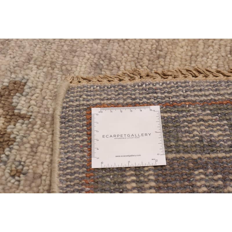 ECARPETGALLERY Hand-knotted Jules Serapi Grey Wool Rug - 8'1 x 9'10
