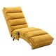preview thumbnail 17 of 18, Luxurious Linen Massage Chaise Lounge Indoor with Remote Control,5 Modes,Side Pocket for Office,Living Room
