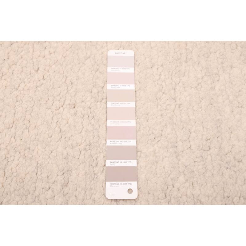 ECARPETGALLERY Hand-knotted Looma Light Grey Wool Rug - 8'2 x 9'9