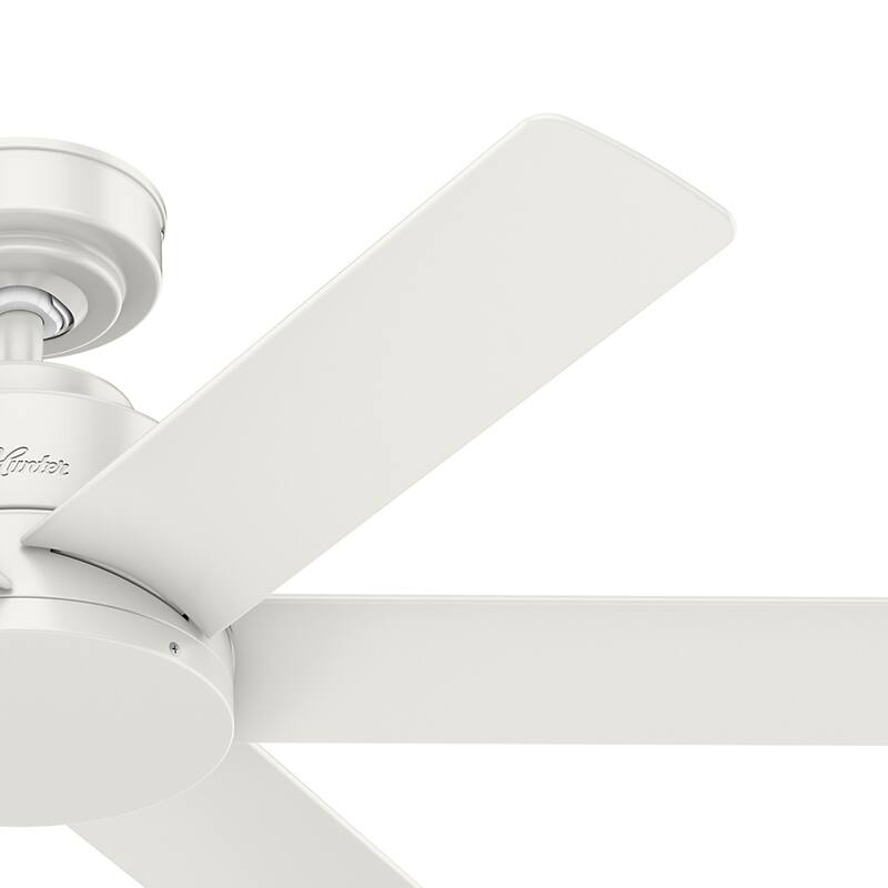 Hunter 44" Kennicott Outdoor Ceiling Fan with Wall Control, Damp Rated - Industrial, Contemporary, Transitional