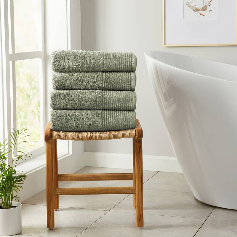 Linery & Co. 100% Featherspun Cotton Quick-Dry Bath Towel