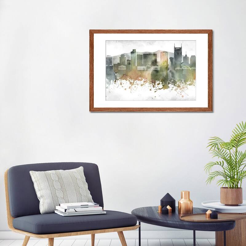 iCanvas "Nashville Skyline" by WallDecorAddict