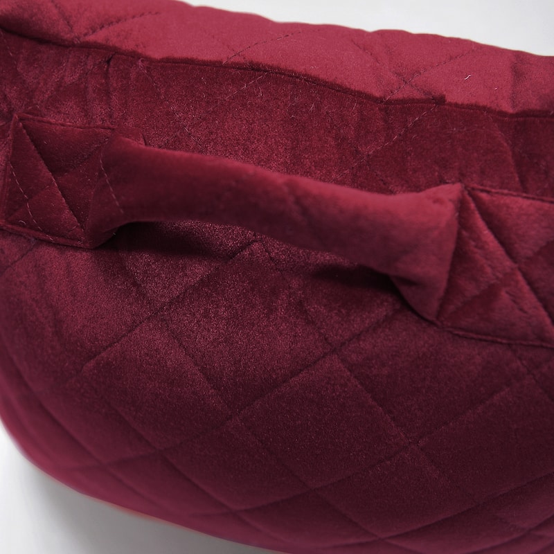 Velvet Do-It-Yourself Bedrest Reading Pillow Cover and Filling
