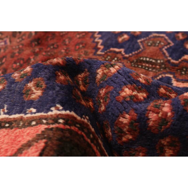 ECARPETGALLERY Hand-knotted Andelz Navy Wool Rug - 4'4 x 7'3