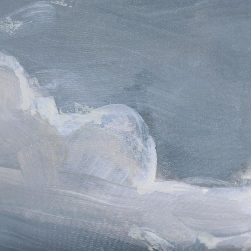 Grey Sky I (56 x 42) Canvas Art Print