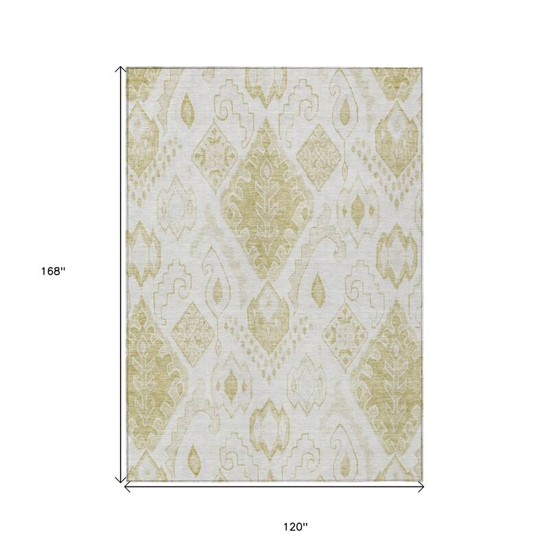 HomeRoots Moroccan Transitional Rectangle Outdoor Rug