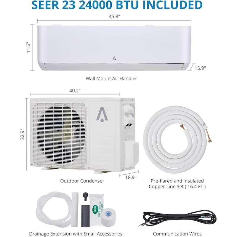 24,000 BTU Mini Split Air Conditioner Bed Bath & Beyond 40046895