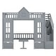 preview thumbnail 15 of 48, Impression & Beautiful Twin-Over-Twin Bunk Bed with Changeable Table, Bunk Bed