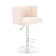 preview thumbnail 8 of 28, SAFAVIEH Couture Zayna Adjustable Barstool. - 21.3"x22.1"x44.1"