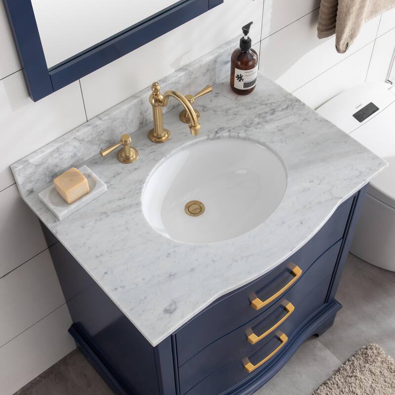 Sudio Design Monroe 30" Bathroom Vanity - 30" Single Sink