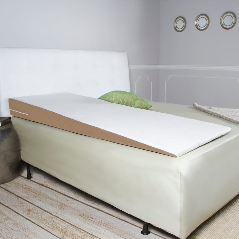 Avana SuperSlant Full Length Bed Wedge Pillow, Tencel, Half-King - White
