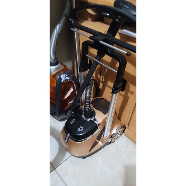 salav professional dual bar garment steamer with foot pedal controls
