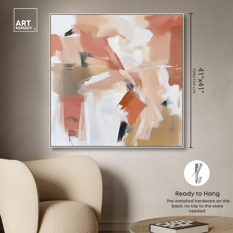 Rose and Rust I Canvas by Art Remedy