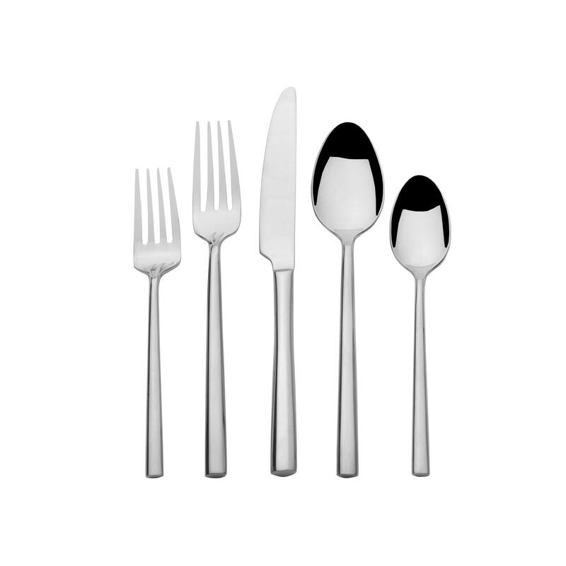 Towle Living Forged Radiance 20 Piece Stainless Steel Flatware Set