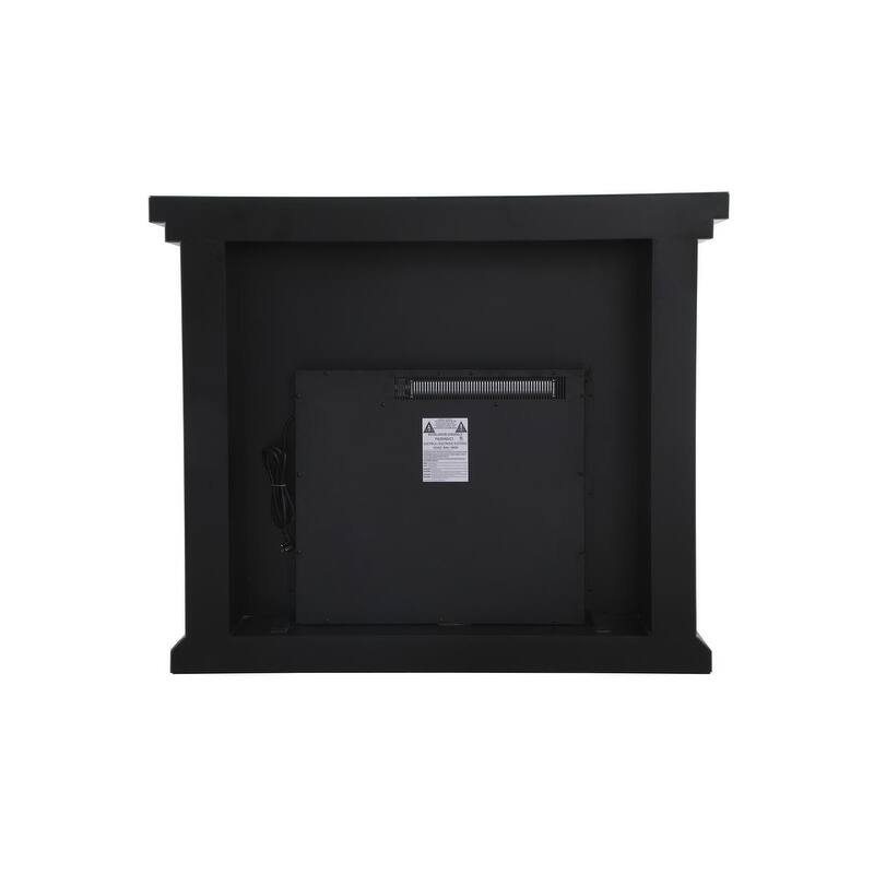 47.5 in. Crystal Mirrored Fireplace Mantle