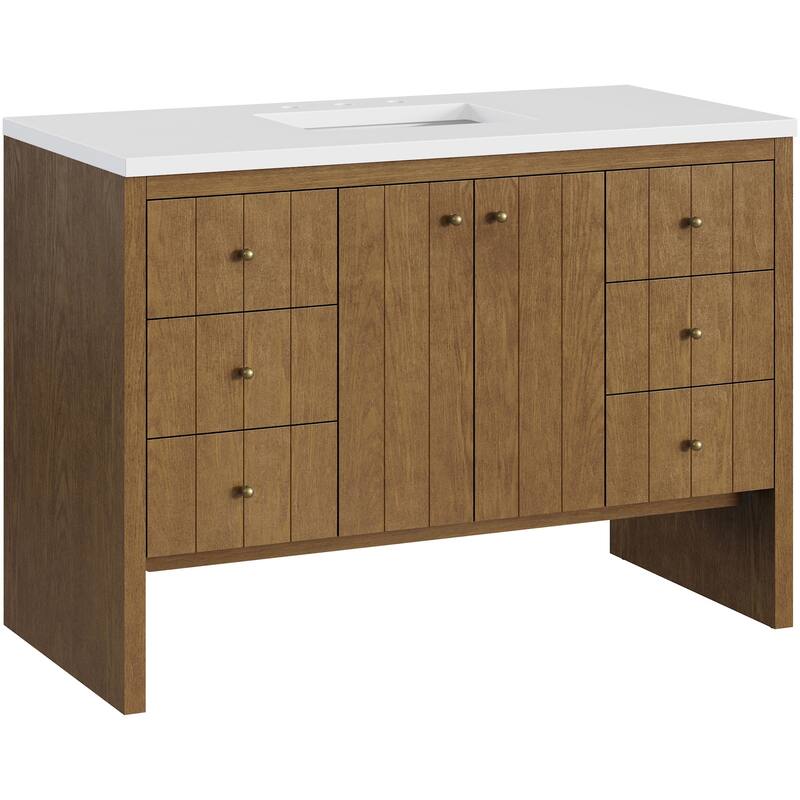 James Martin Vanities 435-V48-3WZ Hudson 48" Free Standing Single