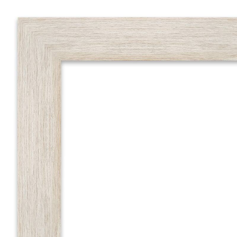 Hardwood White Wash Wood Framed Black Corkboard Bulletin Board