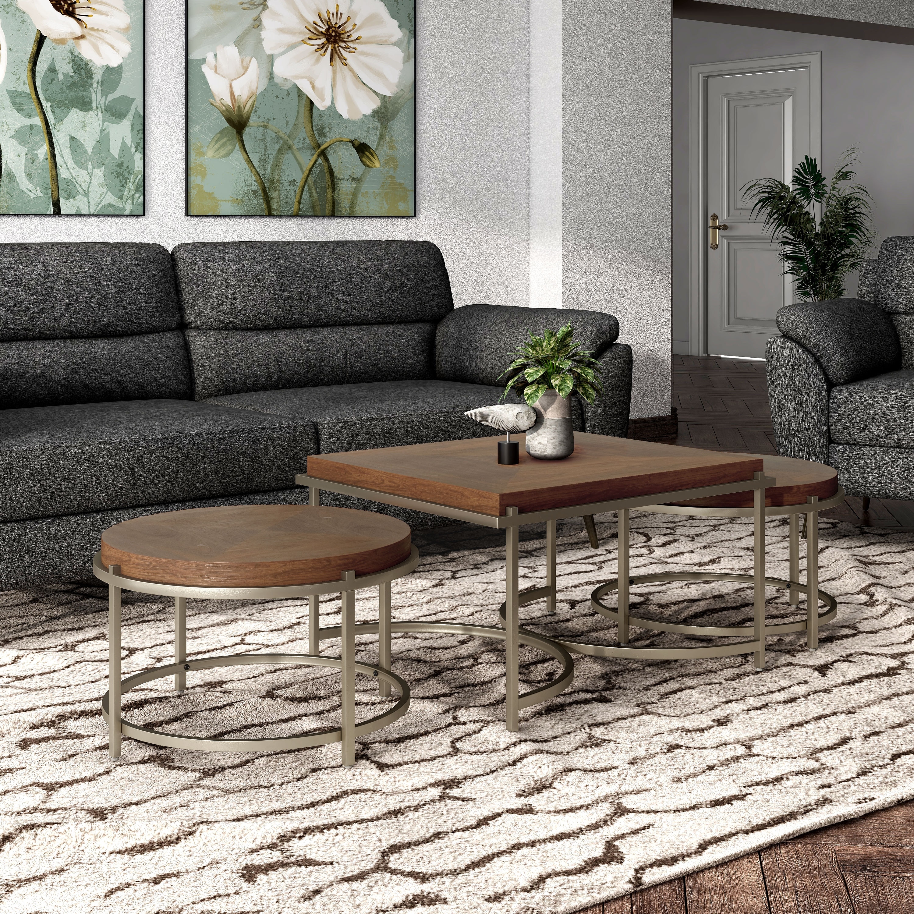 Rectangle nesting online coffee tables
