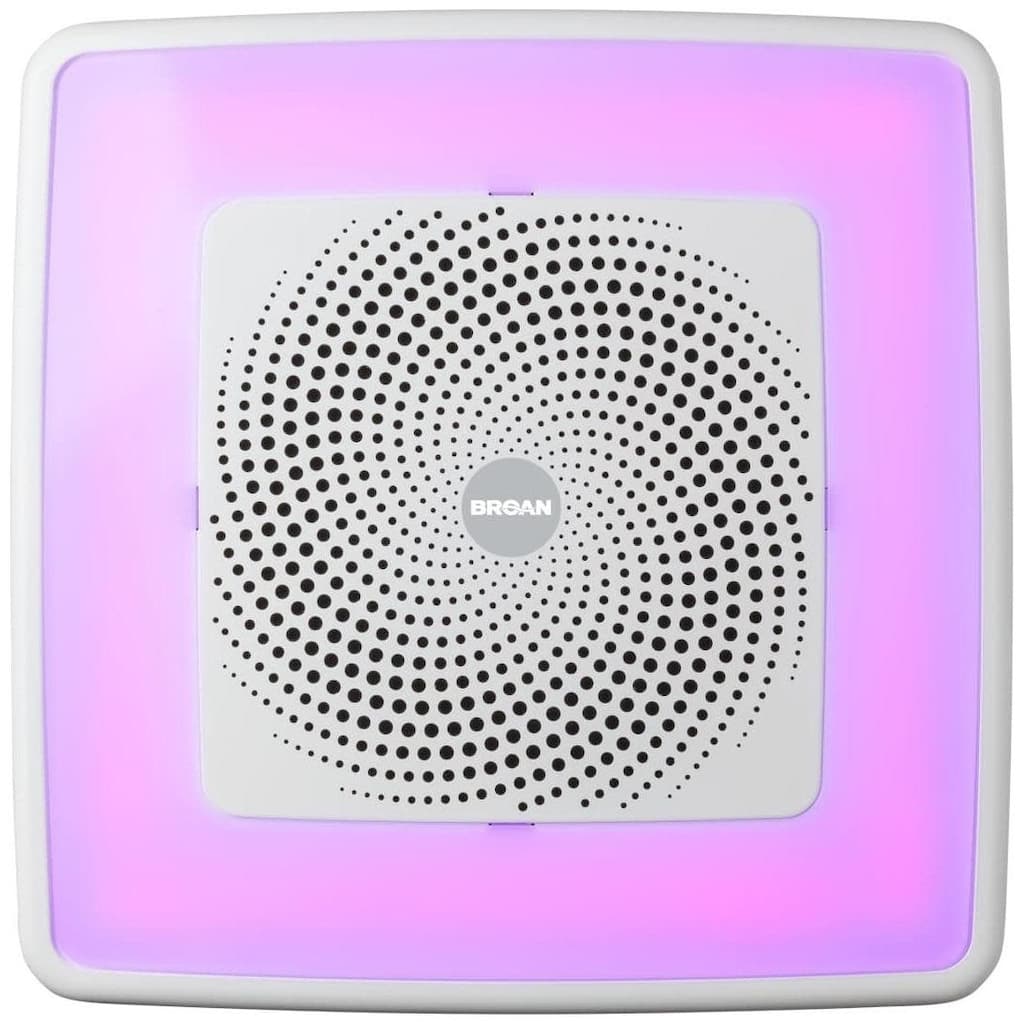 Broan SPK110RGBL ChromaComfort Sensonic 110 CFM 1.5 Sone Ceiling