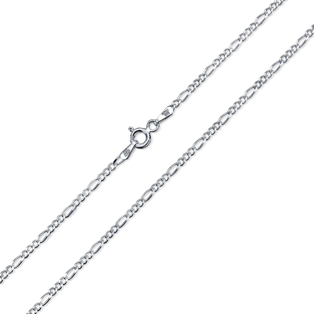 1.3mm Rhodium Plated .925 Sterling Silver Tube Beaded Saturn Chain
