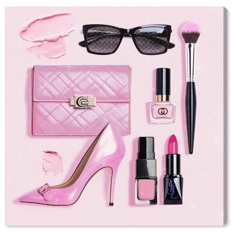 Pink Passions Canvas by Art Remedy, Gallery Wrapped - 12" x 12"