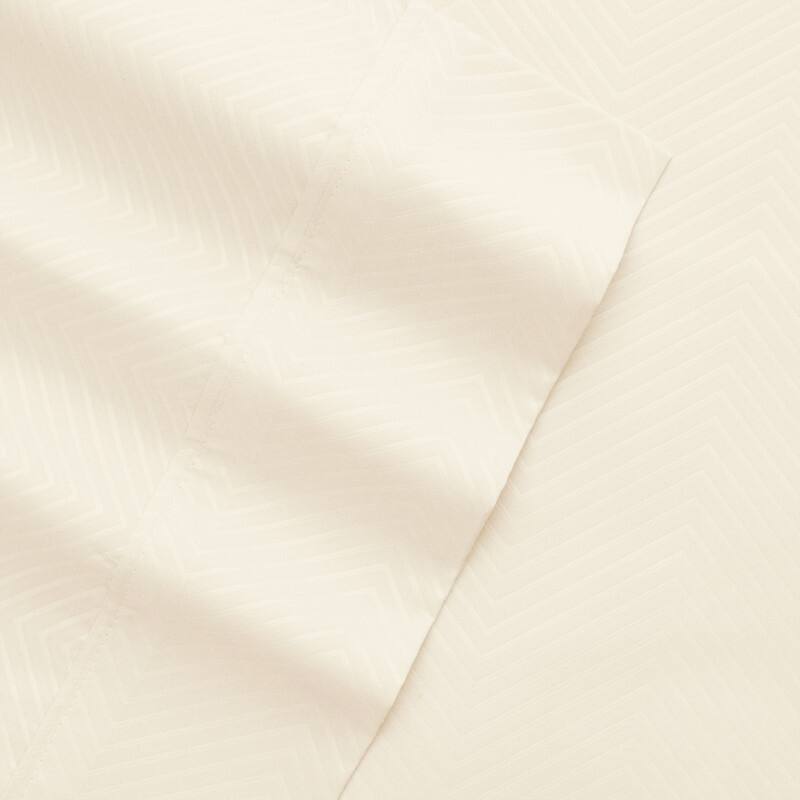 Becky Cameron Chevron 4-piece Deep Pocket Bed Sheet Set