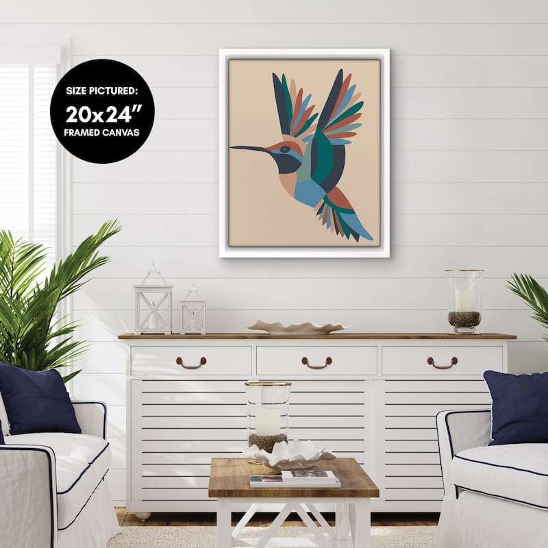 Americanflat - Freedom Kingfisher by Miho Art Studio Floating Canvas ...