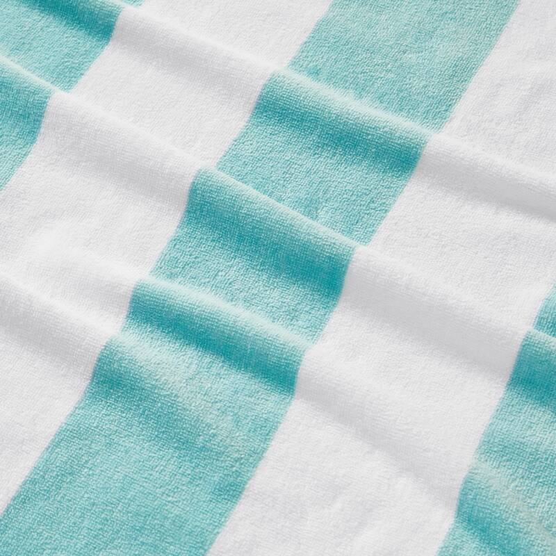 Oceanfront Resort Cabana Stripe 2 Pack Beach Towel - 36x72