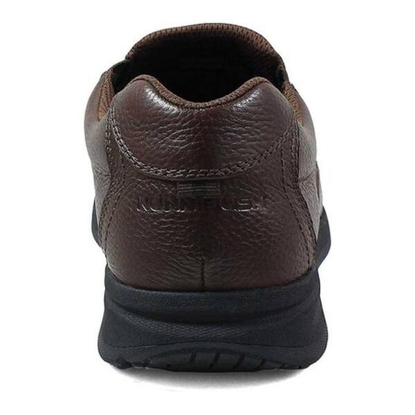 Shop Nunn Bush Men S Cam Moc Toe Slip On Brown Tumbled Leather