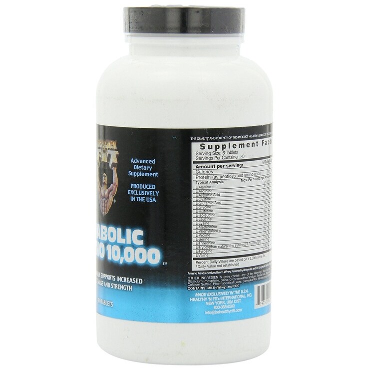 Healthy N Fit Nutritionals Anabolic Amino 10000 180 Tab Overstock 20619757