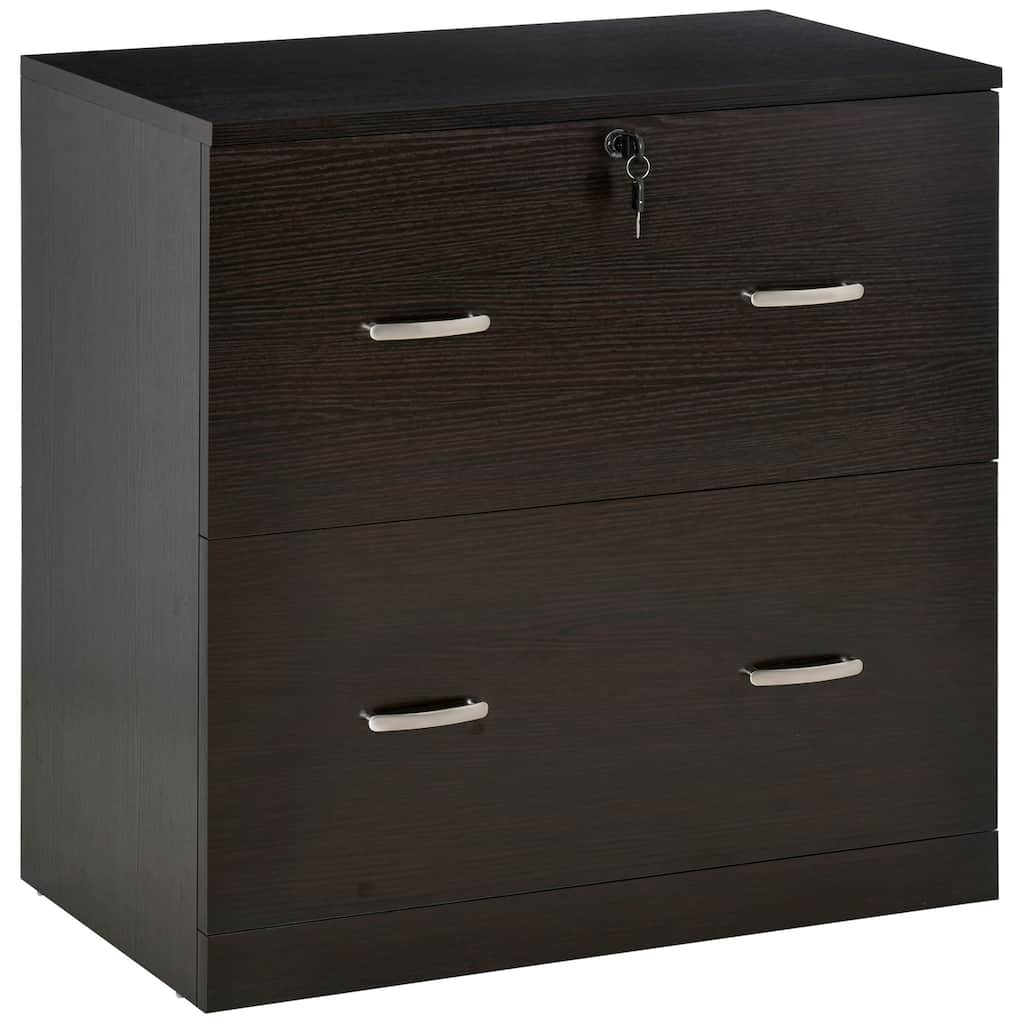 2-Drawer File Cabinet with Lock and Keys