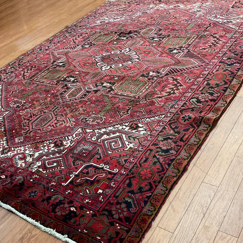 HERAT ORIENTAL Handmade Fine Heriz Rug - 7'8" x 10'10"