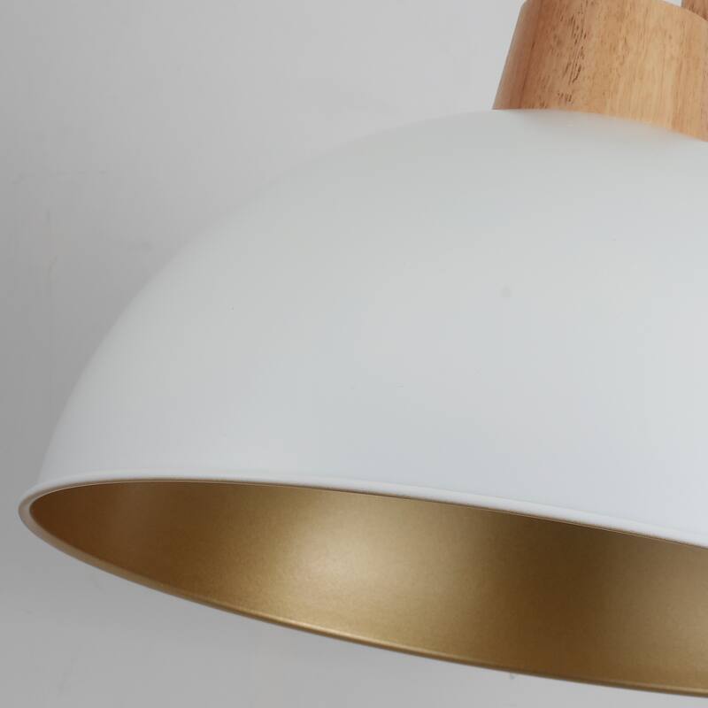 1 - light Industrial Dome Pendant Modern Hanging Lamp for Dining Room Living Room Foyer