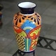 preview thumbnail 3 of 4, Handmade Floral Display Ceramic Vase (Mexico)