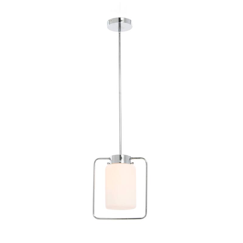Robert Stevenson Lighting Ezra - Metal and Frosted Glass Ceiling Light