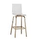 preview thumbnail 27 of 28, Miles Acrylic Swivel High Back Bar Stools (Set of 2) by iNSPIRE Q Bold