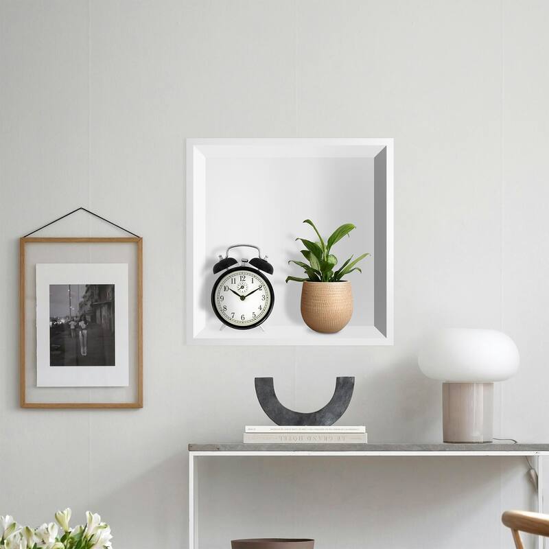 WIZ 12-inch W x 12-inch H x 4-inch D Stainless Steel Shower Niche - N/A