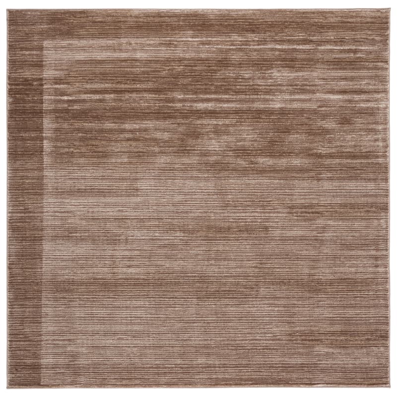 SAFAVIEH Vision Sunanda Modern Ombre Tonal Rug - 9' Square - Light Brown