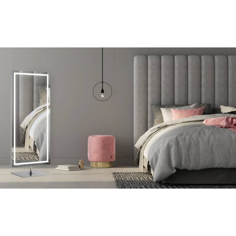 Modern Mirrors Nova Lighted Standing Full-Length Vanity Mirror - 70*32